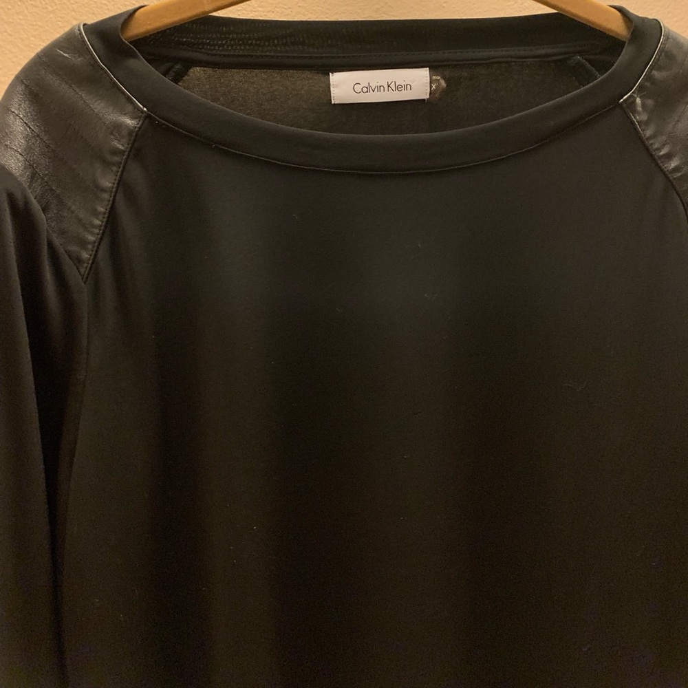 Mixed media Calvin Klein top